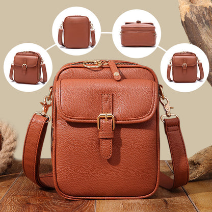 Petit sac bandoulière carré pour femme – Élégant sac à main rigide boîte