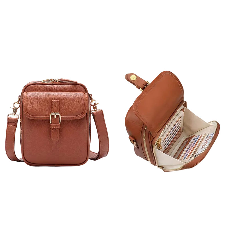 Petit sac bandoulière carré pour femme – Élégant sac à main rigide boîte