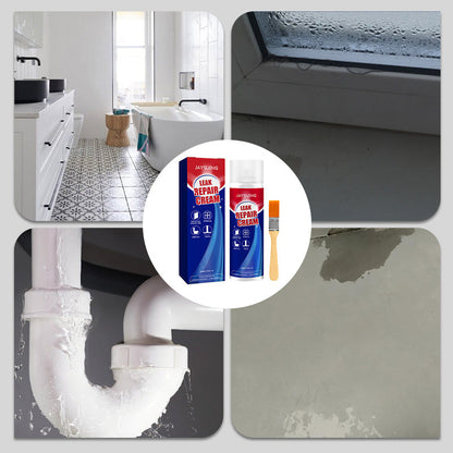 Spray anti-fuite imperméable – Caoutchouc liquide pour gouttières, tuyaux et joints (Arrête les fuites immédiatement)