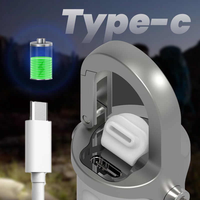 Lampe de Poche Mini Porte-Clés 1200LM – Super Lumineuse & Imperméable