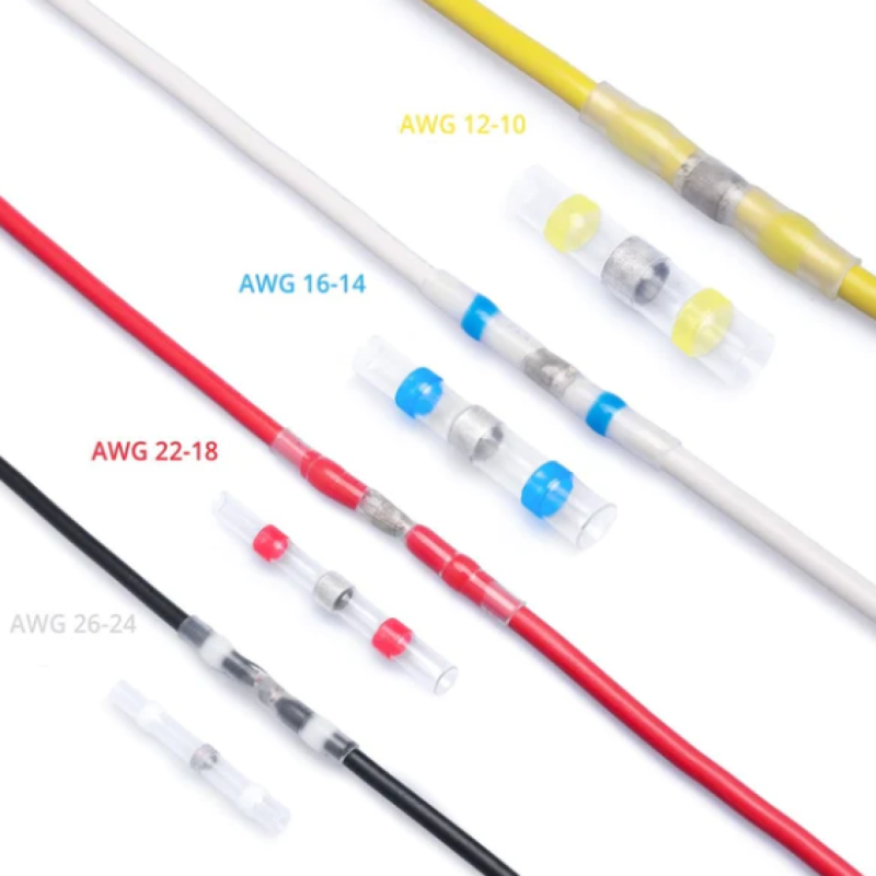 Kit de connecteurs à souder - Gaine thermorétractable étanche avec anneau de soudure