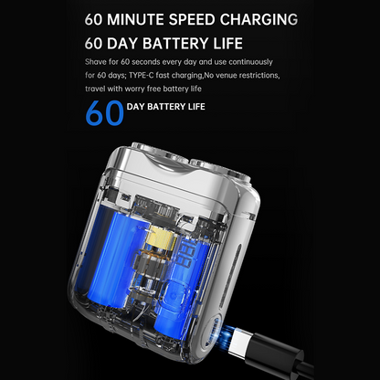 💥 50% DE RÉDUCTION 🔥 Mini rasoir électrique portable pour hommes
