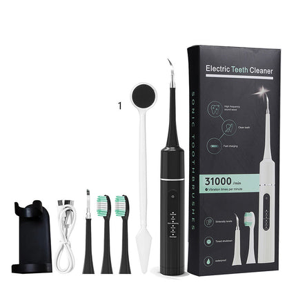 ✨ Détartreur dentaire à ultrasons 5-en-1 – 6 modes avec têtes de nettoyage, jusqu'à 58 jours d'autonomie 🦷⚡