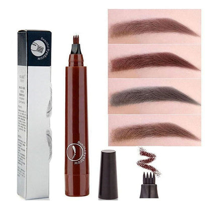 Stylo Sourcils Microblading – Crayon à sourcils imperméable avec pointe micro-fourchette (Effet naturel)