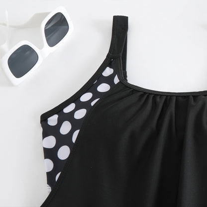 Bikini deux pièces à pois pour femmes