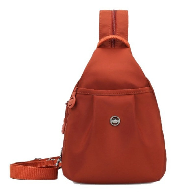 Sac à dos et sac à bandoulière convertible 2-en-1 multi-compartiments