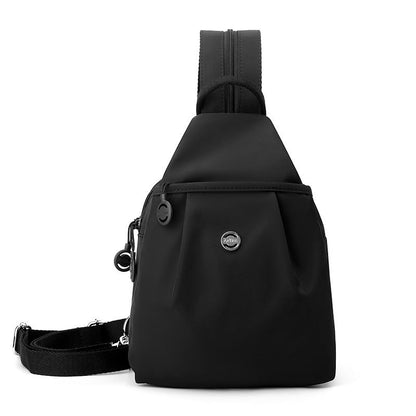 Sac à dos et sac à bandoulière convertible 2-en-1 multi-compartiments