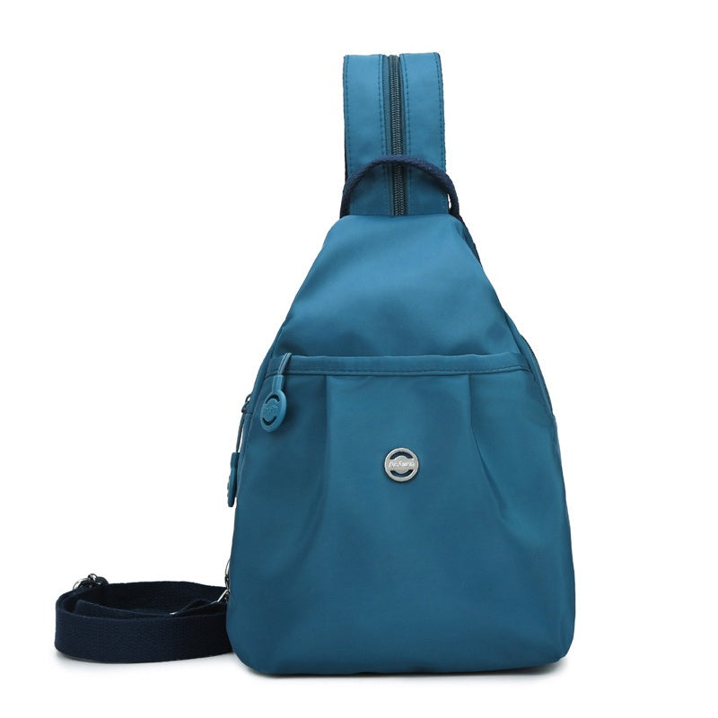 Sac à dos et sac à bandoulière convertible 2-en-1 multi-compartiments