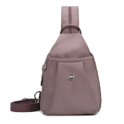 Sac à dos et sac à bandoulière convertible 2-en-1 multi-compartiments