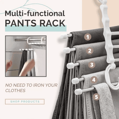 Porte-pantalons Multifonction – Organisez Votre Garde-robe
