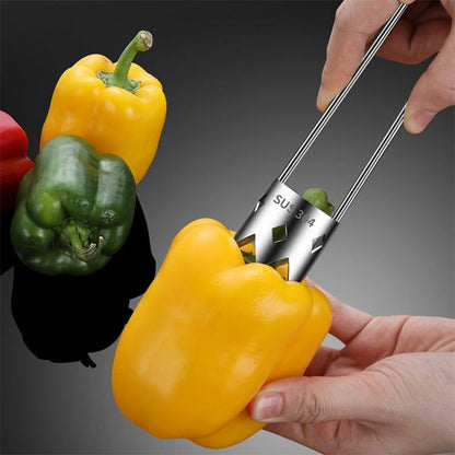 Dénoyauteur Universel en Acier Inoxydable – Pour Dénoyauter les Fruits Rapidement et Facilement