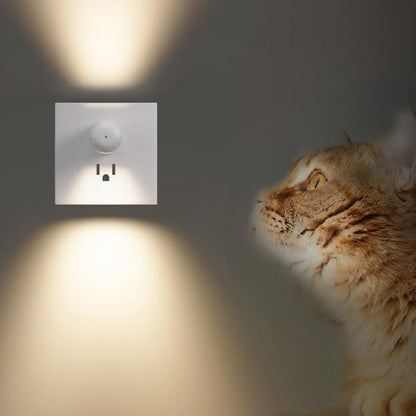Lampe de nuit LED intelligente avec capteur crépusculaire