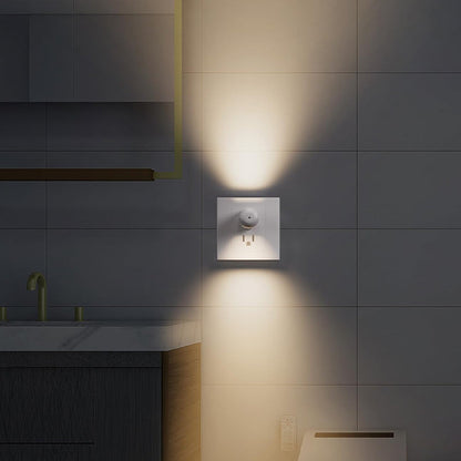 Lampe de nuit LED intelligente avec capteur crépusculaire