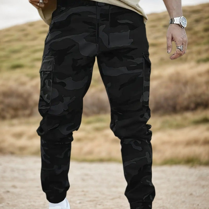 Pantalon cargo tactique pour homme - Imprimé camouflage militaire