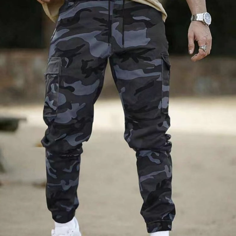 Pantalon cargo tactique pour homme - Imprimé camouflage militaire