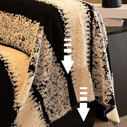 Housse de Canapé en Peluche Antidérapante Résistante aux Animaux