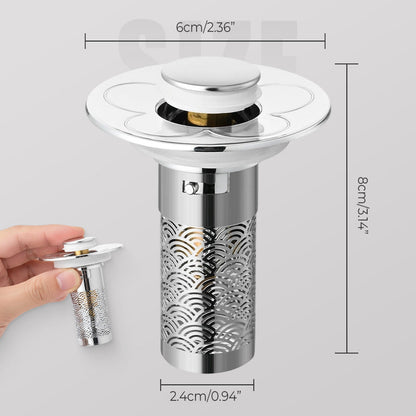 Bouchon de lavabo pop-up universel