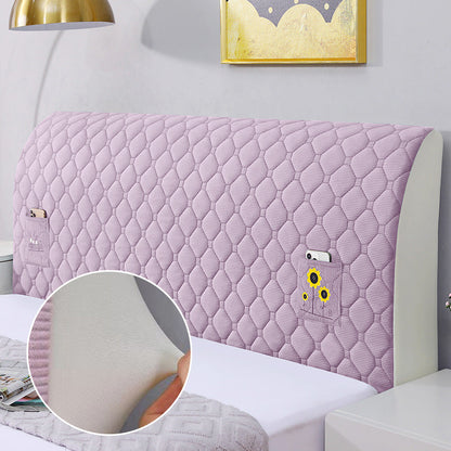 Housse de Tête de Lit Matelassée – Ajustement Élastique
