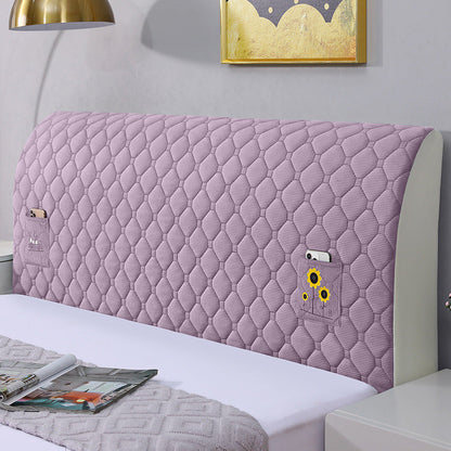Housse de Tête de Lit Matelassée – Ajustement Élastique