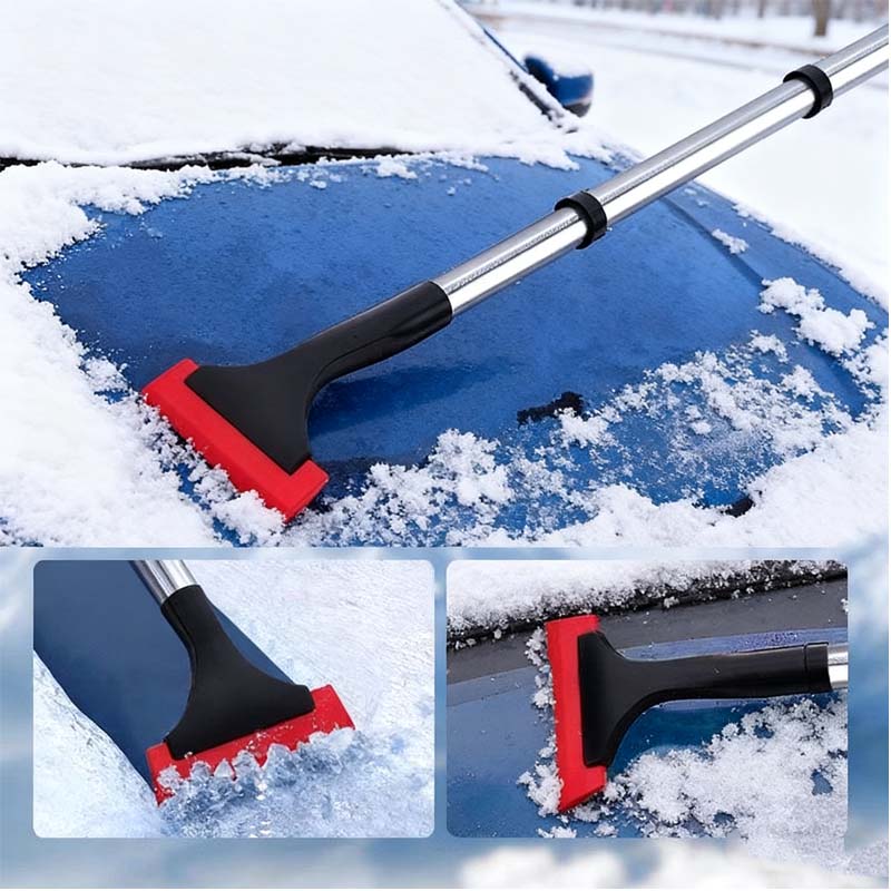 Brosse à Neige Extensible avec Grattoir à Glace