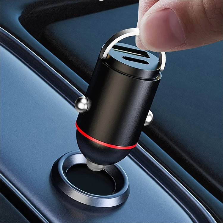 Chargeur de voiture avec USB-C et USB-A – Charge rapide