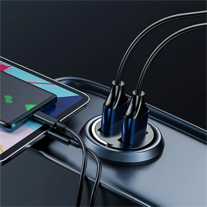 Chargeur de voiture avec USB-C et USB-A – Charge rapide