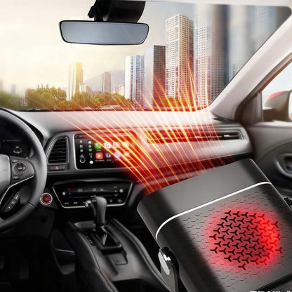 Dégivreur de pare-brise rapide et chauffage de voiture (2-en-1)