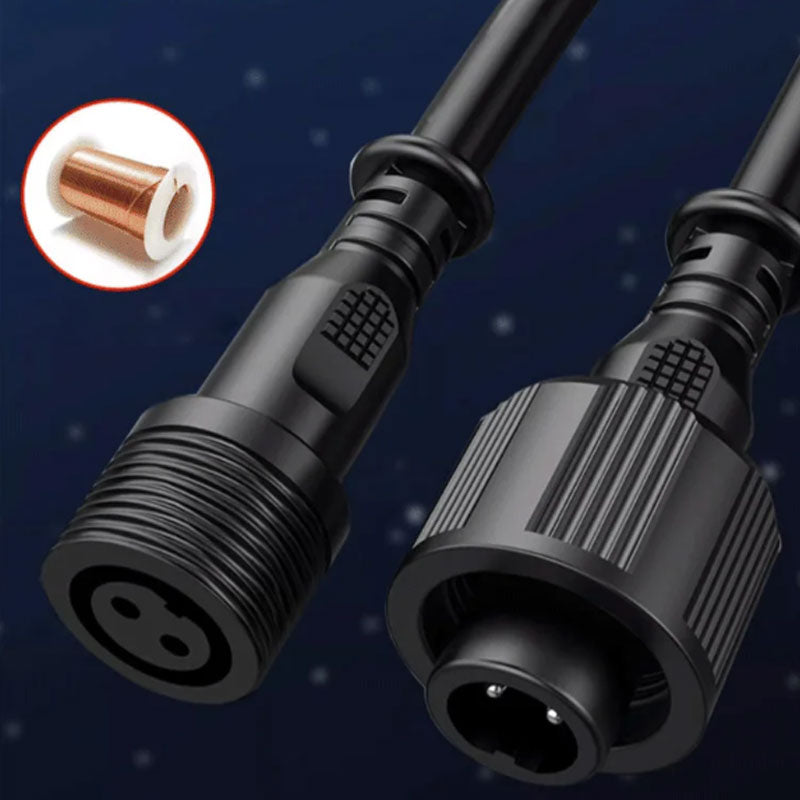 Ensemble de lampes solaires de jardin étanches