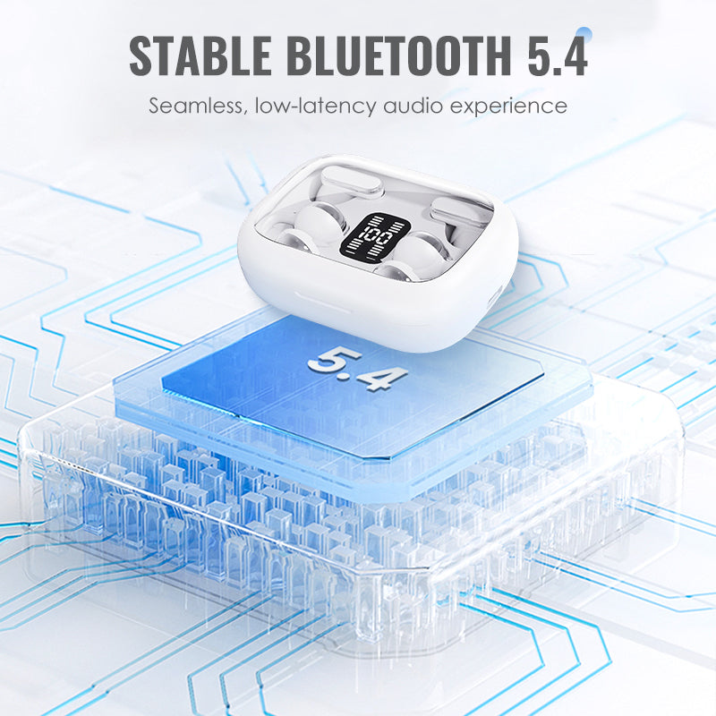 Écouteurs sans fil 4-en-1 avec étui powerbank à LED