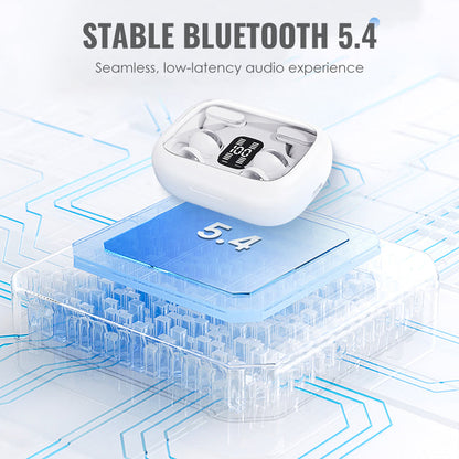 Écouteurs sans fil 4-en-1 avec étui powerbank à LED