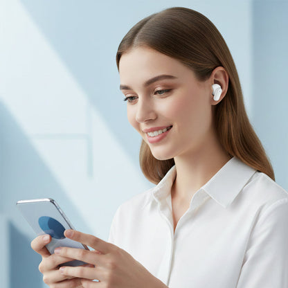 Écouteurs sans fil 4-en-1 avec étui powerbank à LED