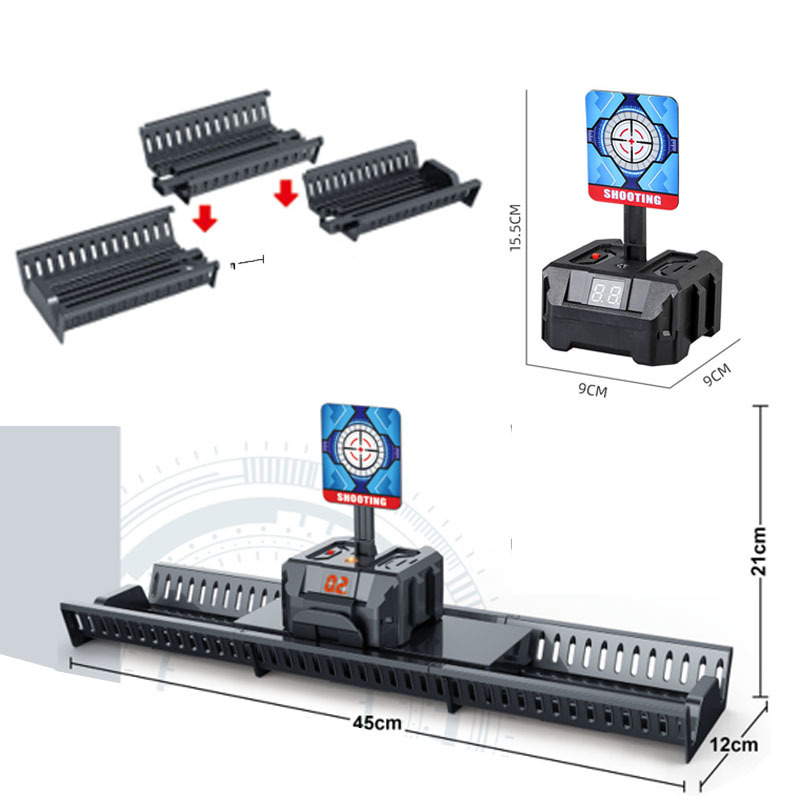 Jeu de tir interactif avec cibles mouvantes et auto-réinitialisation