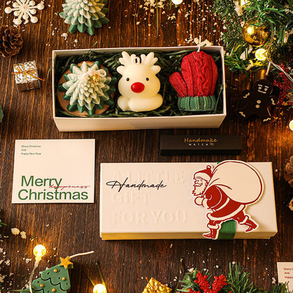 Ensemble de bougies d’ambiance de luxe pour les fêtes