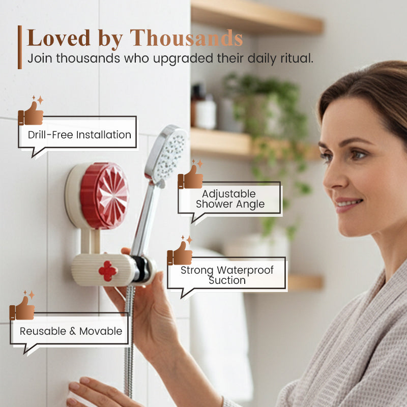 Étagère de douche adhésive pour la salle de bain