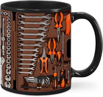Mug Robuste - Design Boîte à Outils