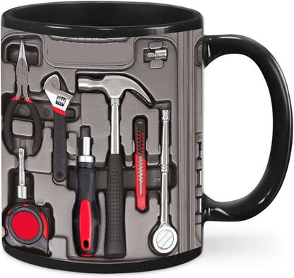 Mug Robuste - Design Boîte à Outils
