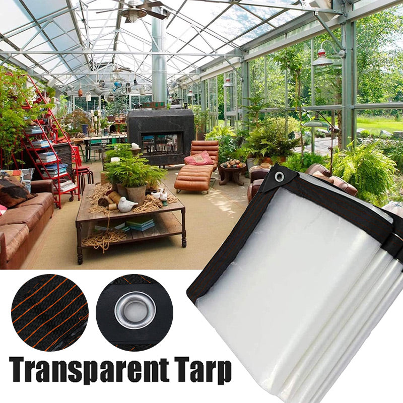 Bâche transparente imperméable ultra-résistante | Anti-UV et indéchirable