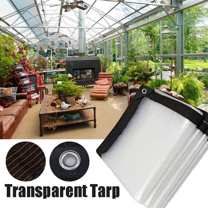 Bâche transparente imperméable ultra-résistante | Anti-UV et indéchirable