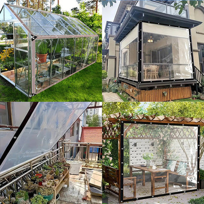 Bâche transparente imperméable ultra-résistante | Anti-UV et indéchirable