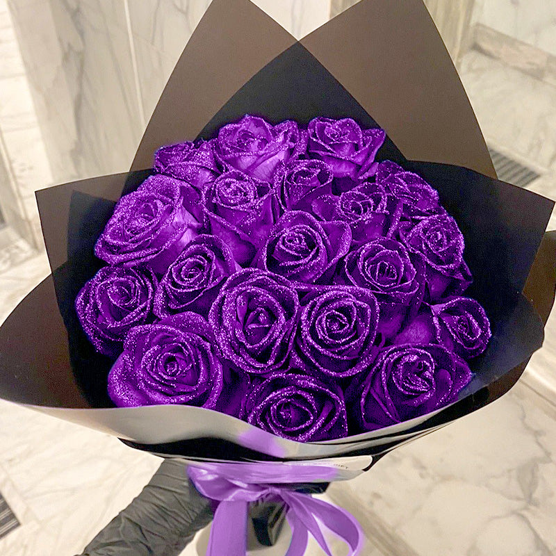 Kit de Roses à Paillettes DIY - Créez votre propre bouquet