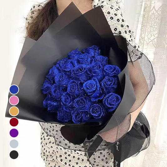 Kit de Roses à Paillettes DIY - Créez votre propre bouquet