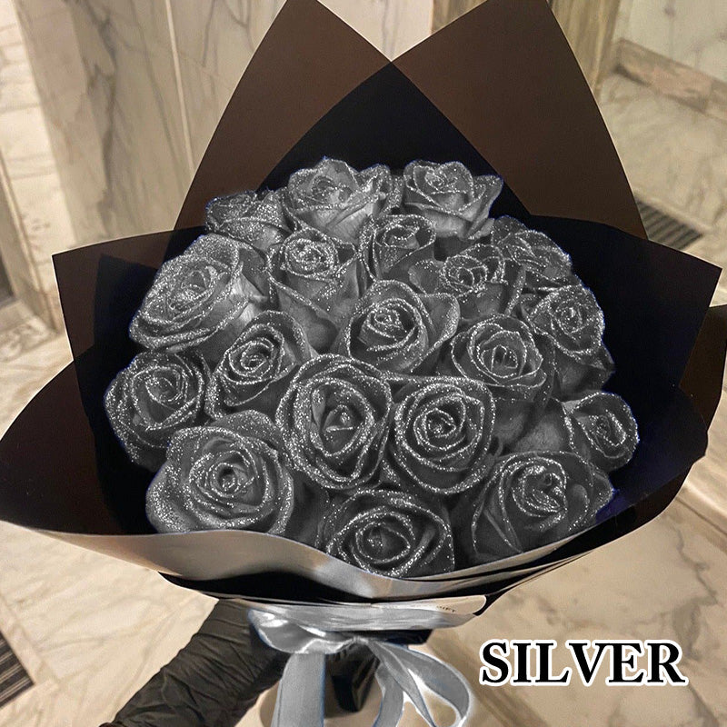 Kit de Roses à Paillettes DIY - Créez votre propre bouquet