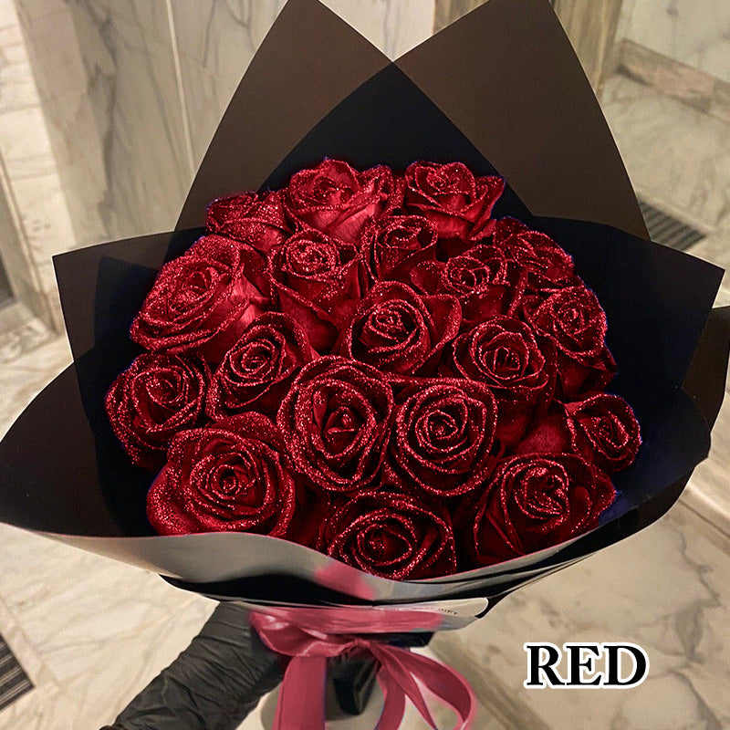 Kit de Roses à Paillettes DIY - Créez votre propre bouquet