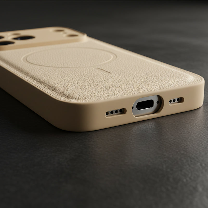 Coque MagSafe pour iPhone [12-17] – Finition Mate de Luxe – Anti-traces de doigts & Revêtement Oléophobe