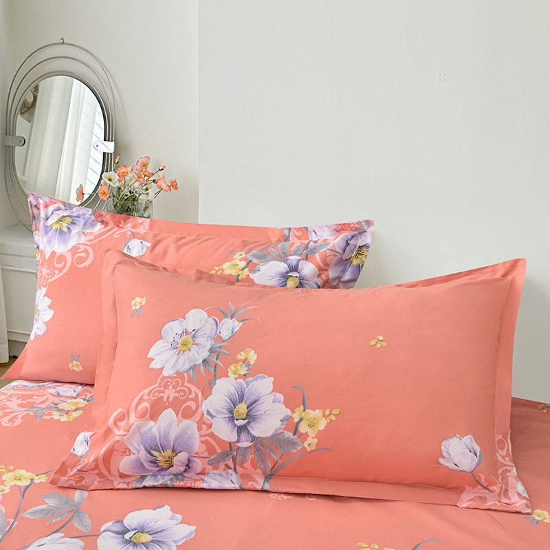 Cache-sommier de luxe – Ensemble 3 pièces met 2 taies d’oreiller & doubles volants (Housse de sommier)