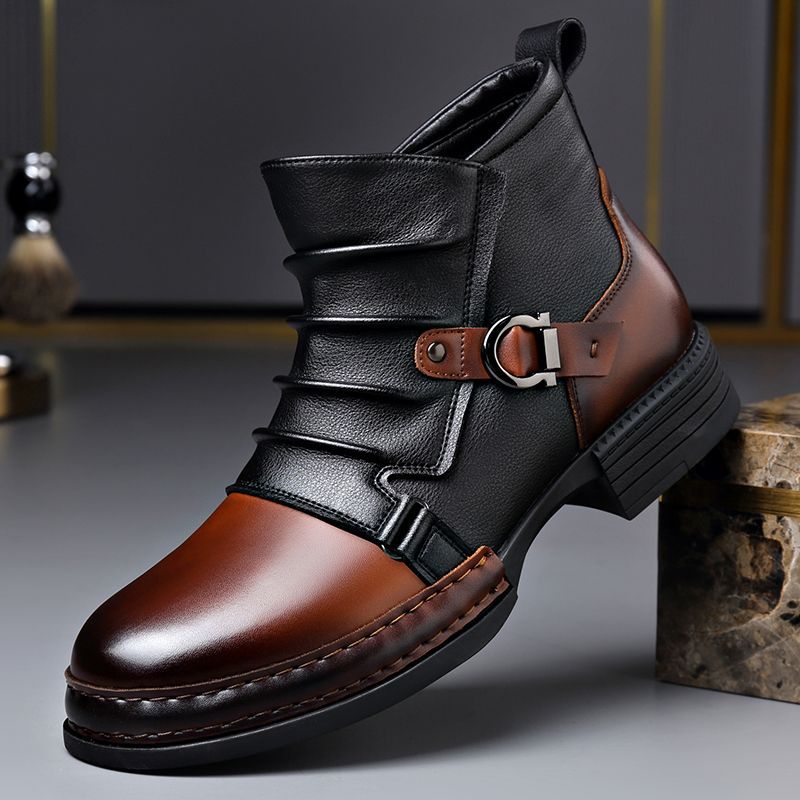 Boots Chelsea pour Homme - Bottines Élégantes (Similicuir Premium)
