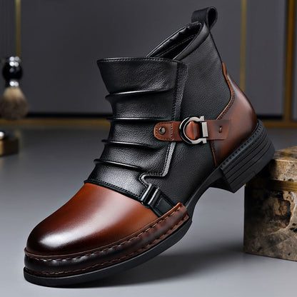 Boots Chelsea pour Homme - Bottines Élégantes (Similicuir Premium)