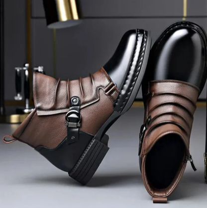 Boots Chelsea pour Homme - Bottines Élégantes (Similicuir Premium)