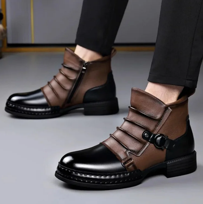 Boots Chelsea pour Homme - Bottines Élégantes (Similicuir Premium)