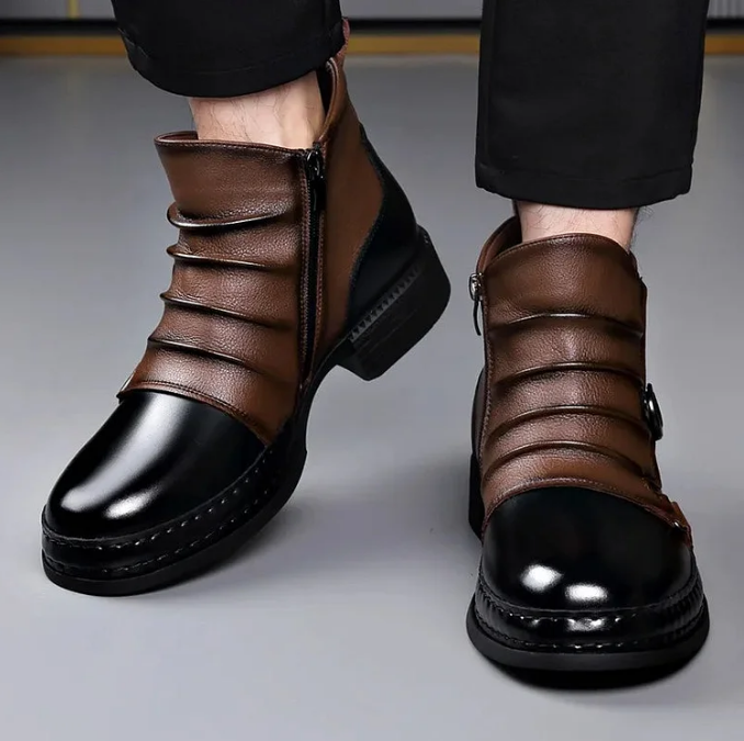 Boots Chelsea pour Homme - Bottines Élégantes (Similicuir Premium)